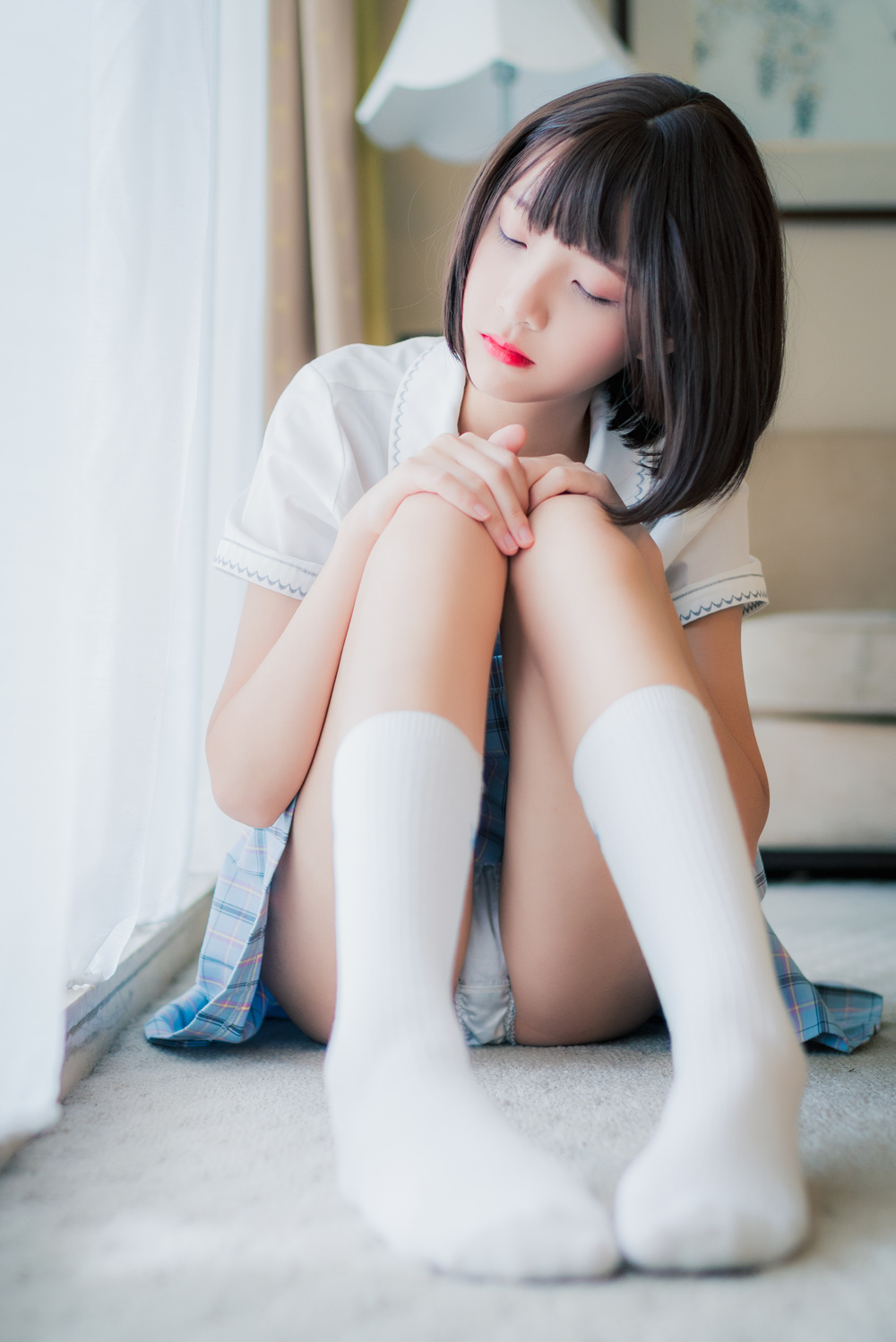 图片[1]-西瓜少女 VOL.011 私房白袜 [45P-332MB]-微密空间-全网最全抖音网红铁粉空间觅圈